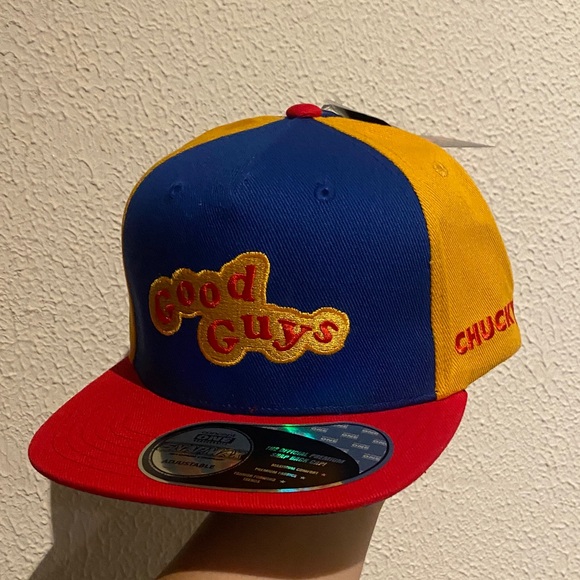 Good Guy hat  - Blue, Yellow, and Red . NEW - Picture 2 of 7